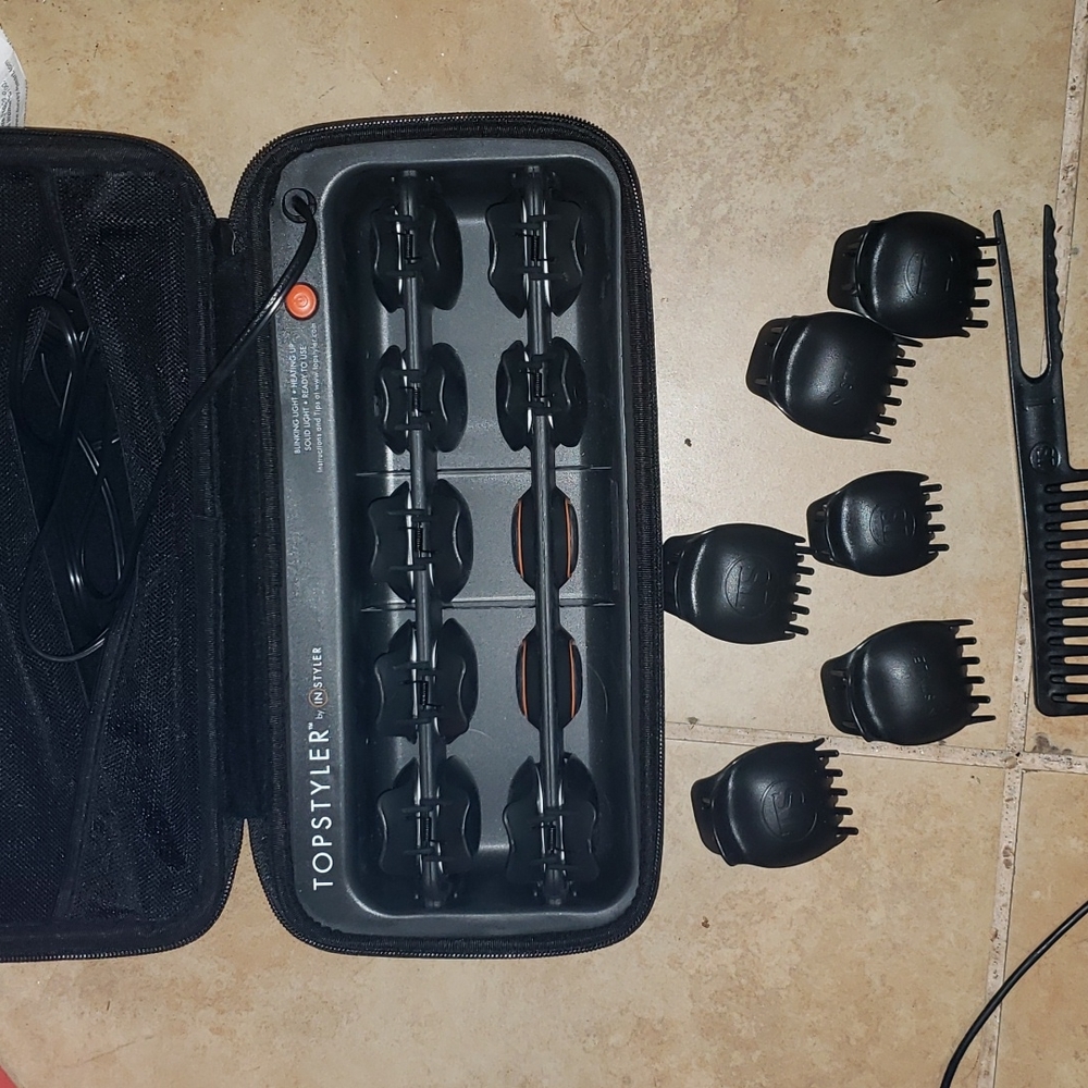 Top styler ceramic hair curler